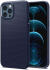 Spigen Liquid Air Apple iPhone 12 / 12 Pro Flexibel Hoesje Mat Blauw afbeelding 1