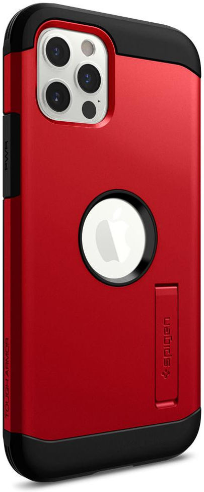 Spigen Tough Armor Apple iPhone 12 / 12 Pro Hoesje Rood afbeelding 11