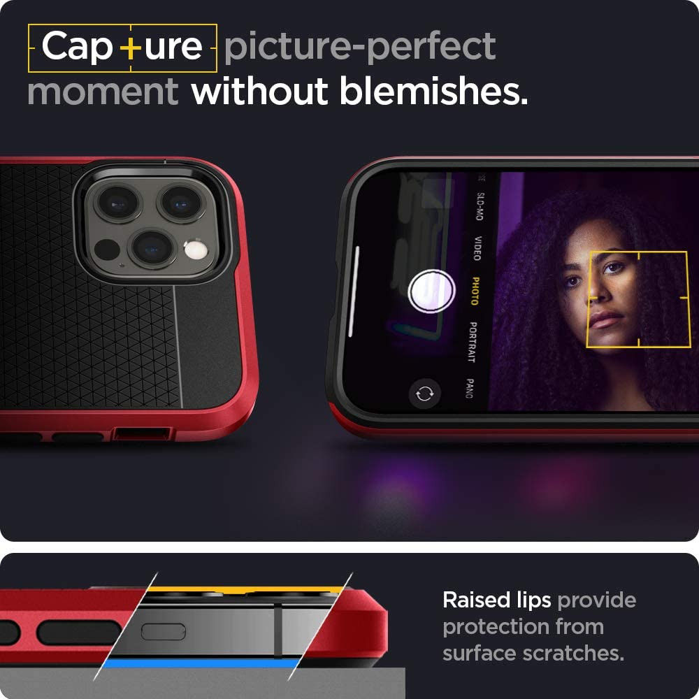 Spigen Neo Hybrid Apple iPhone 12 / 12 Pro Hoesje Rood afbeelding 8