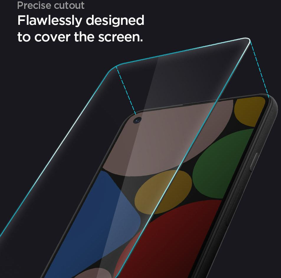 Spigen AlignMaster Google Pixel 5 Tempered Glass Screen Protector afbeelding 3
