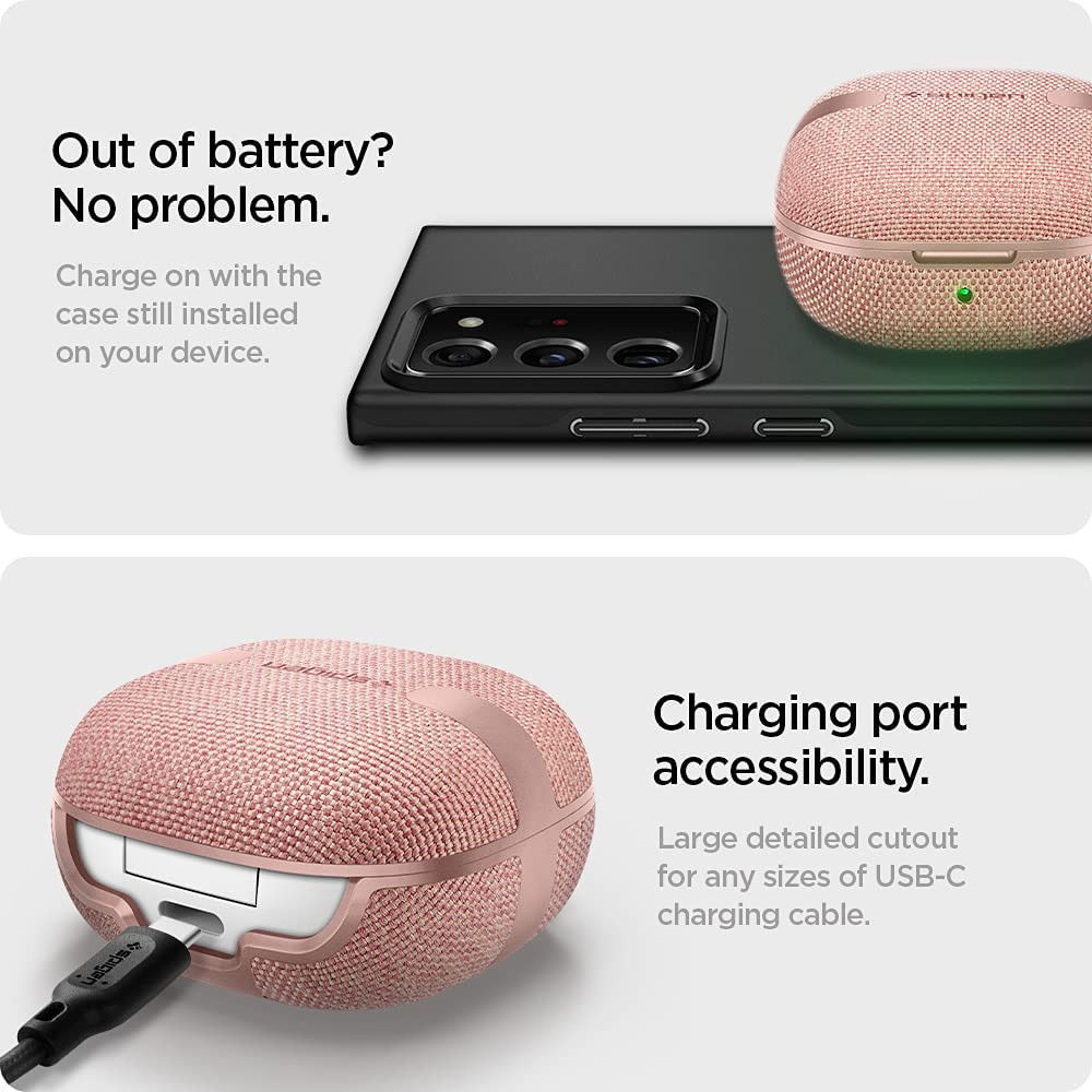 Spigen Urban Fit Samsung Galaxy Buds Live / Buds 2 / Pro Hoesje Brons afbeelding 7