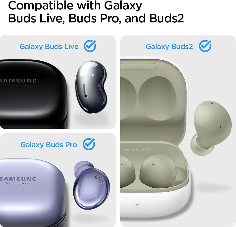 Spigen Urban Fit Samsung Galaxy Buds Live / Buds 2 / Pro Hoesje Brons afbeelding 9