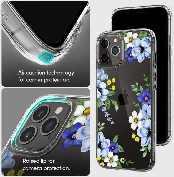 Spigen Cyrill Cecile Apple iPhone 12 Pro Max Hoesje Midnight Bloom afbeelding 7