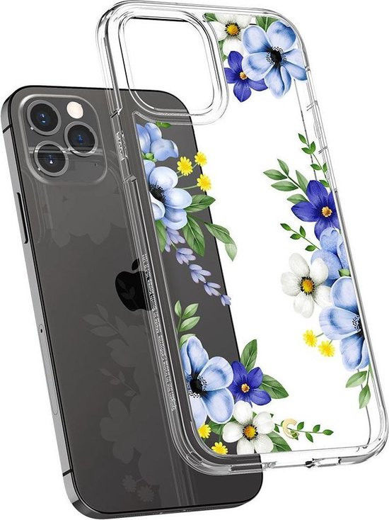 Spigen Cyrill Cecile Apple iPhone 12 Pro Max Hoesje Midnight Bloom afbeelding 2