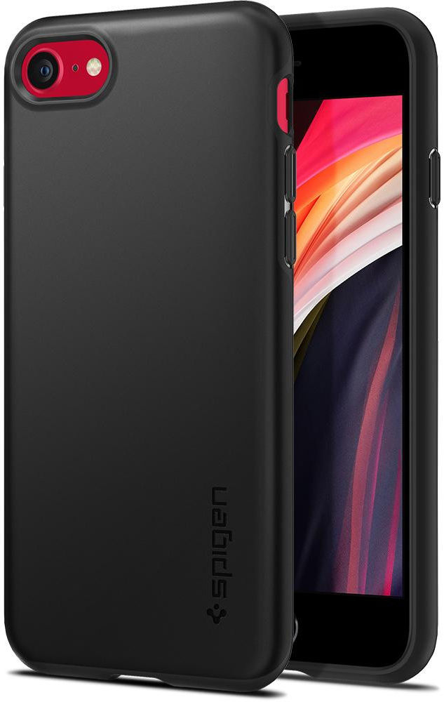 Spigen Thin Fit Pro Apple iPhone 7 / 8 / SE (2020/2022) Hoesje Zwart afbeelding 13