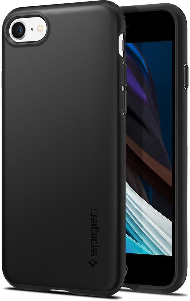 Spigen Thin Fit Pro Apple iPhone 7 / 8 / SE (2020/2022) Hoesje Zwart afbeelding 14