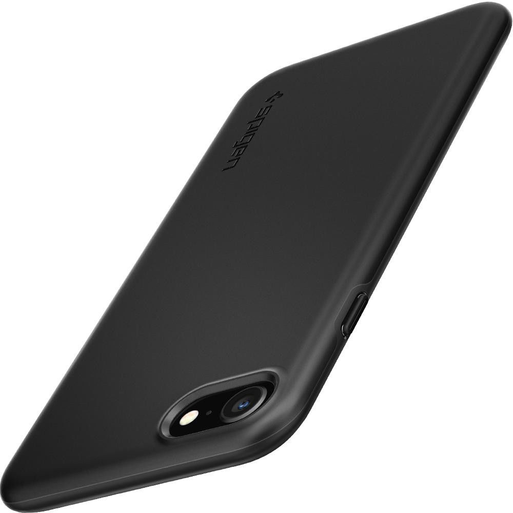 Spigen Thin Fit Pro Apple iPhone 7 / 8 / SE (2020/2022) Hoesje Zwart afbeelding 4