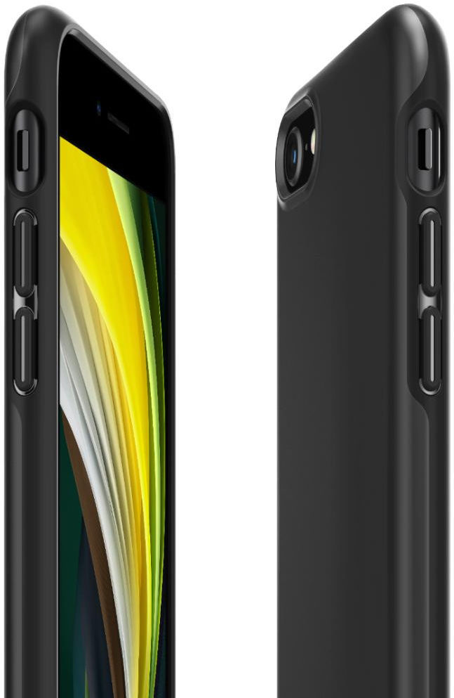 Spigen Thin Fit Pro Apple iPhone 7 / 8 / SE (2020/2022) Hoesje Zwart afbeelding 5