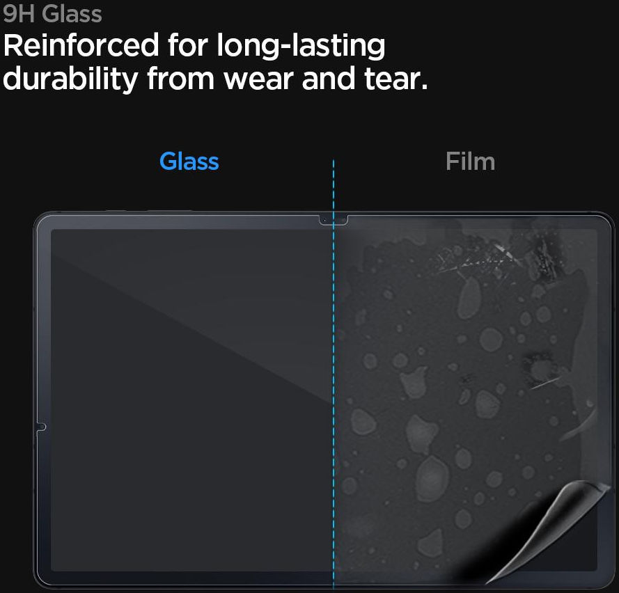 Spigen EZ Fit Glas.tR Samsung Galaxy Tab S7 Plus Screen Protector afbeelding 7