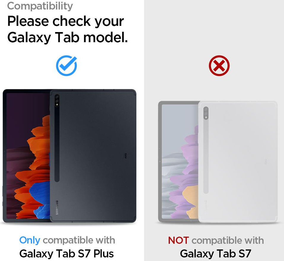 Spigen EZ Fit Glas.tR Samsung Galaxy Tab S7 Plus Screen Protector afbeelding 8