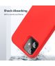ESR Cloud Apple iPhone 12 Mini Hoesje Siliconen Back Cover Rood