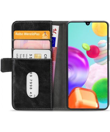 Mobilize Elite Gelly Wallet Samsung Galaxy A41 Hoesje Book Case Zwart Hoesjes