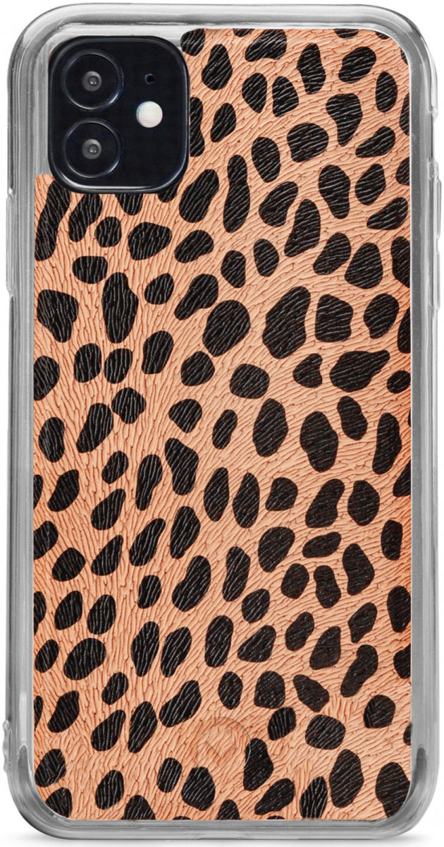 Mobilize Gelly Wallet Zipper Apple iPhone 12 Mini Hoesje Olive Leopard afbeelding 3