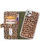 Mobilize Gelly Wallet Zipper iPhone 12 / 12 Pro Hoesje Olive Leopard