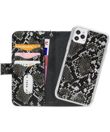 Mobilize Gelly Wallet Zipper iPhone 12 / 12 Pro Hoesje Black Snake Hoesjes