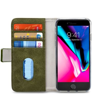 Mobilize Elite Gelly Wallet iPhone SE (2020) / 8 / 7 / 6 Hoesje Groen Hoesjes