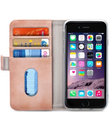 Mobilize Elite Gelly Wallet iPhone SE (2020) / 8 / 7 / 6 Hoesje Roze Hoesjes