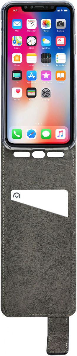 Mobilize Classic Gelly Flip Case Apple iPhone XR Hoesje Zwart afbeelding 1