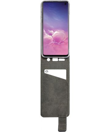 Mobilize Classic Gelly Flip Case Samsung Galaxy S10 Hoesje Zwart Hoesjes