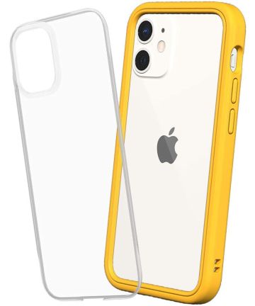 RhinoShield Mod NX Apple iPhone 12 Mini Hoesje Bumper Geel Hoesjes