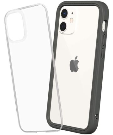 RhinoShield Mod NX Apple iPhone 12 Mini Hoesje Bumper Graphite Hoesjes