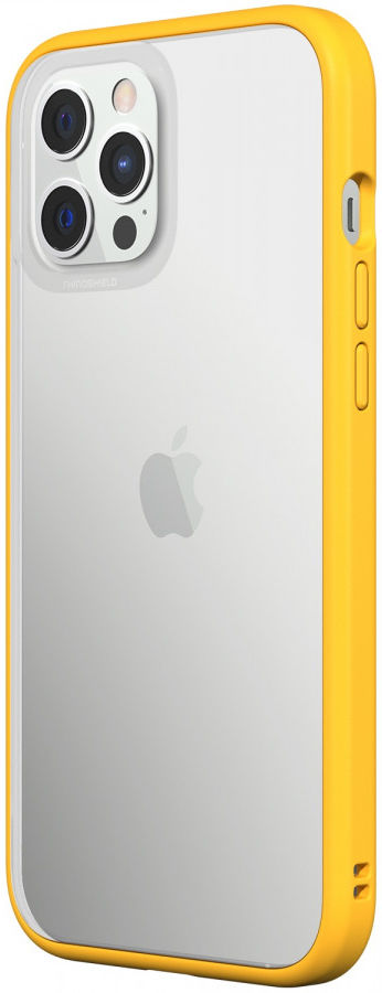 RhinoShield Mod NX Apple iPhone 12 Pro Max Hoesje Transparant/Geel afbeelding 2