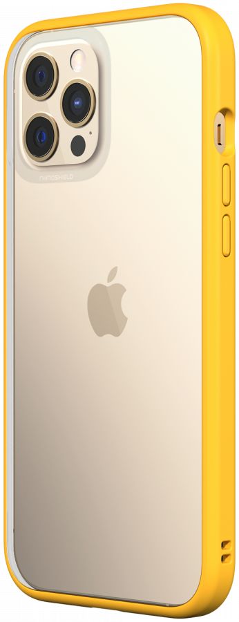 RhinoShield Mod NX Apple iPhone 12 Pro Max Hoesje Transparant/Geel afbeelding 4