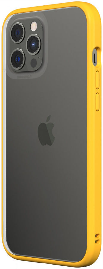 RhinoShield Mod NX Apple iPhone 12 Pro Max Hoesje Transparant/Geel afbeelding 5