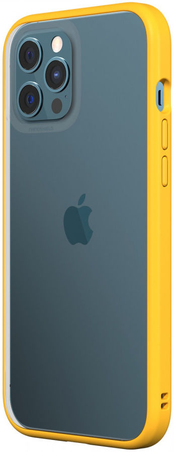 RhinoShield Mod NX Apple iPhone 12 Pro Max Hoesje Transparant/Geel afbeelding 6