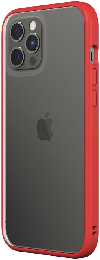 RhinoShield Mod NX Apple iPhone 12 Pro Max Hoesje Transparant/Rood afbeelding 5