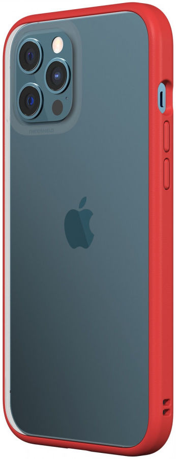 RhinoShield Mod NX Apple iPhone 12 Pro Max Hoesje Transparant/Rood afbeelding 6