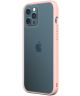RhinoShield Mod NX Apple iPhone 12 Pro Max Hoesje Transparant/Roze