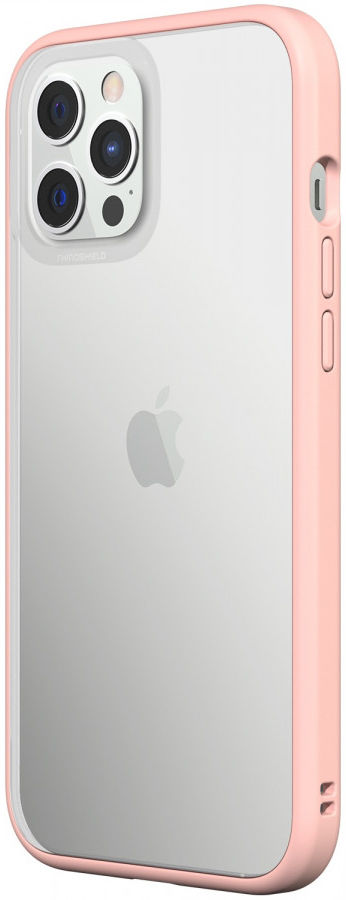 RhinoShield Mod NX Apple iPhone 12 Pro Max Hoesje Transparant/Roze afbeelding 2