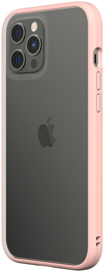 RhinoShield Mod NX Apple iPhone 12 Pro Max Hoesje Transparant/Roze afbeelding 5