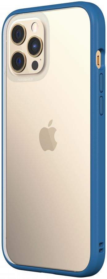 RhinoShield Mod NX Apple iPhone 12 Pro Max Hoesje Transparant/Blauw afbeelding 4