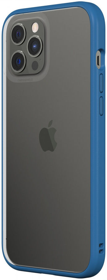 RhinoShield Mod NX Apple iPhone 12 Pro Max Hoesje Transparant/Blauw afbeelding 5