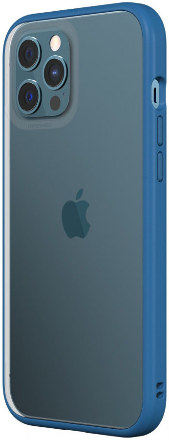 RhinoShield Mod NX Apple iPhone 12 Pro Max Hoesje Transparant/Blauw afbeelding 6