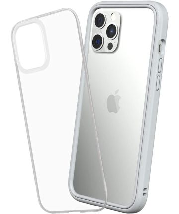 RhinoShield Mod NX Apple iPhone 12 Pro Max Hoesje Transparant/Grijs Hoesjes