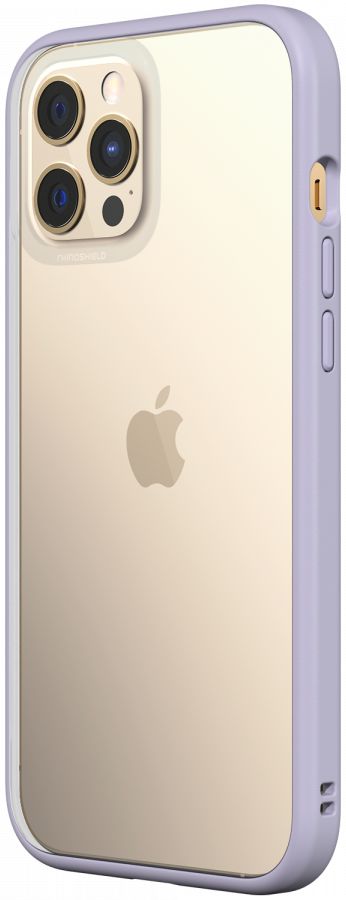 RhinoShield Mod NX Apple iPhone 12 Pro Max Hoesje Transparant/Paars afbeelding 4