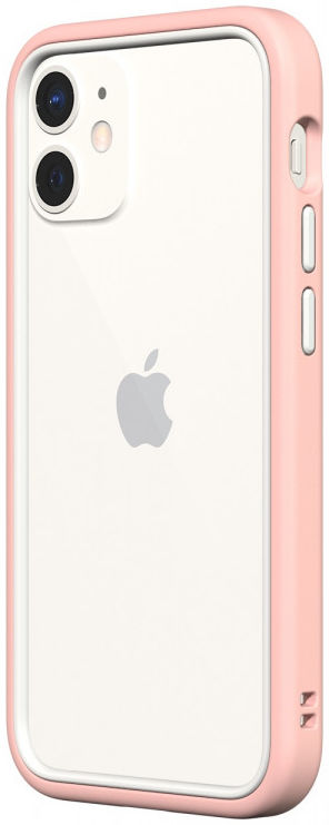 RhinoShield CrashGuard NX Apple iPhone 12 Mini Hoesje Roze/Wit afbeelding 1