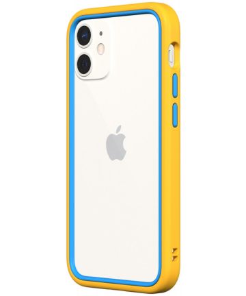 RhinoShield CrashGuard NX Apple iPhone 12 Mini Hoesje Geel/Blauw Hoesjes