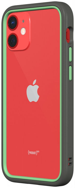 RhinoShield CrashGuard NX Apple iPhone 12 Mini Hoesje Grijs/Groen afbeelding 8