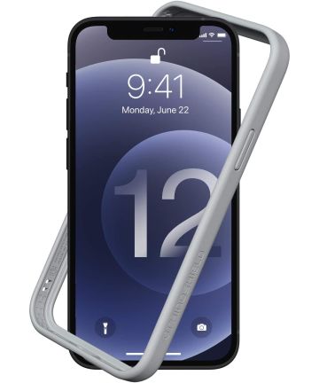 RhinoShield CrashGuard NX Apple iPhone 12 Pro Max Hoesje Bumper Zilver Hoesjes