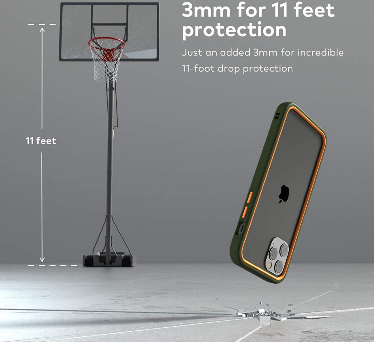 RhinoShield CrashGuard NX Apple iPhone 12 Pro Max Hoesje Bumper Paars afbeelding 5