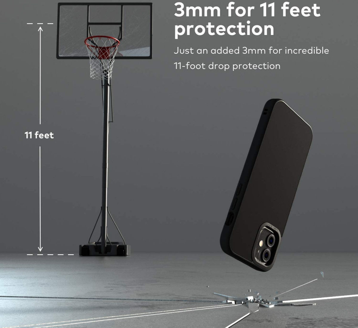 RhinoShield SolidSuit Apple iPhone 12 Mini Hoesje Black Oak afbeelding 7