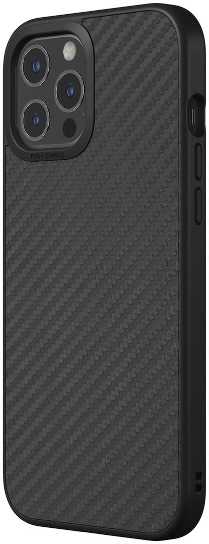 RhinoShield SolidSuit Apple iPhone 12 Pro Max Hoesje Carbon Fiber afbeelding 2