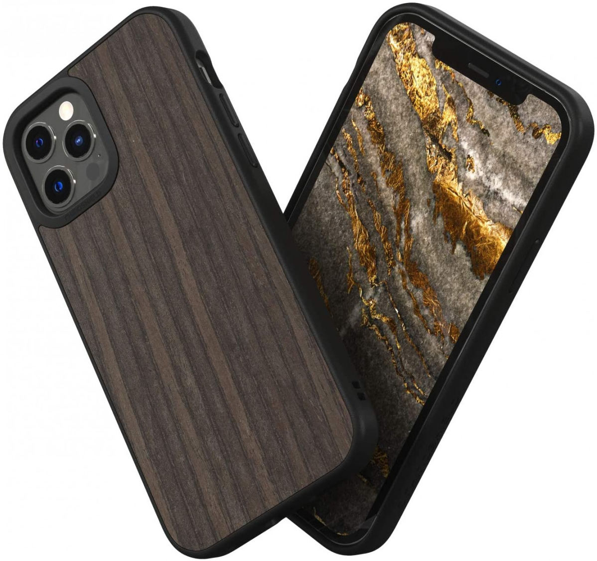 RhinoShield SolidSuit Apple iPhone 12 Pro Max Hoesje Black Oak afbeelding 1