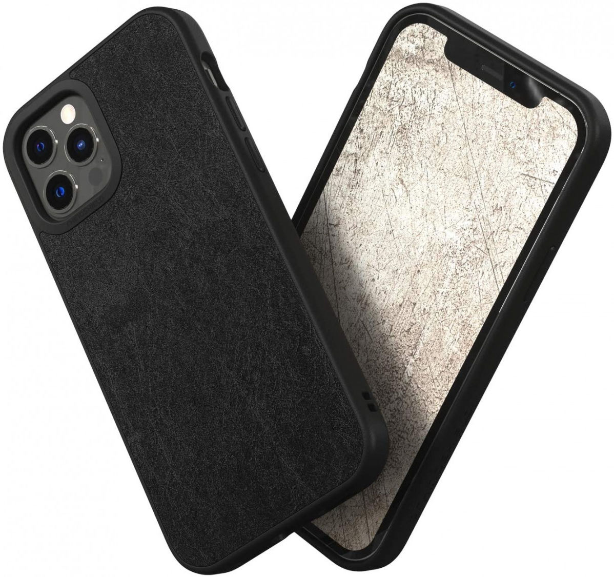 RhinoShield SolidSuit Apple iPhone 12 Pro Max Hoesje Leer Zwart afbeelding 1