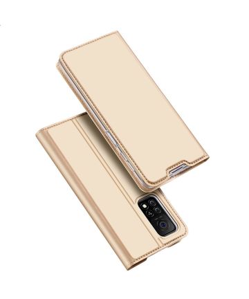 Dux Ducis Skin Pro Series Xiaomi Mi 10T/10T Pro Hoesje Wallet Goud Hoesjes