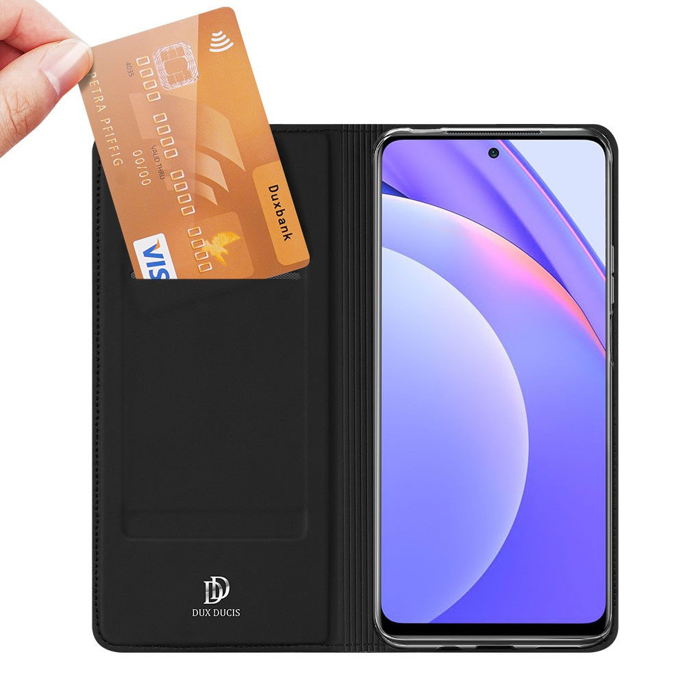 Dux Ducis Skin Pro Series Xiaomi Mi 10T Lite Hoesje Wallet Zwart afbeelding 4